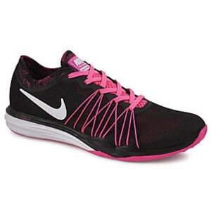 Nike Black and Pink Athletic Shoes